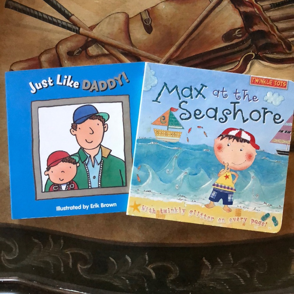 Just like Daddy Max at the Seashore Hardcover book